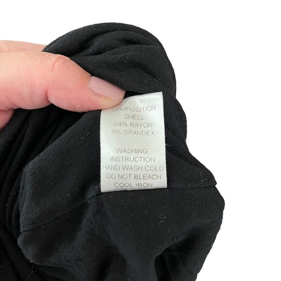 BLQ XS / Small Mock Neck Dress Black Sleeveless Bodycon Mini Revolve - Picture 4 of 10